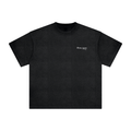 Heavyweight Vintage Washed 100% Cotton T-Shirt - Black