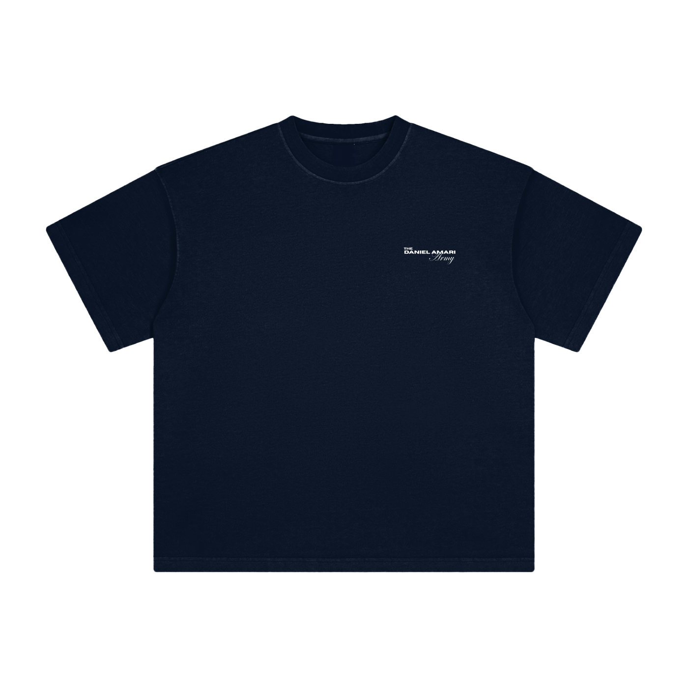 Heavyweight Vintage Washed 100% Cotton T-Shirt - Royal Blue