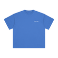 Heavyweight Vintage Washed 100% Cotton T-Shirt - Blue