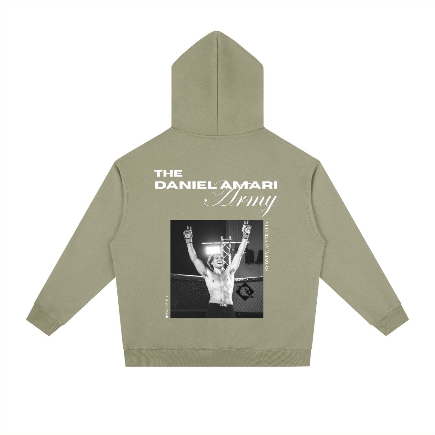 Essential Heavyweight Drop-Shoulder Hoodie - Army Green