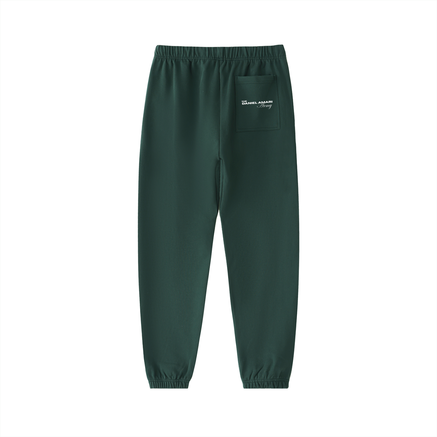 Essential Heavyweight 100% Cotton Sweatpants - Forest Green