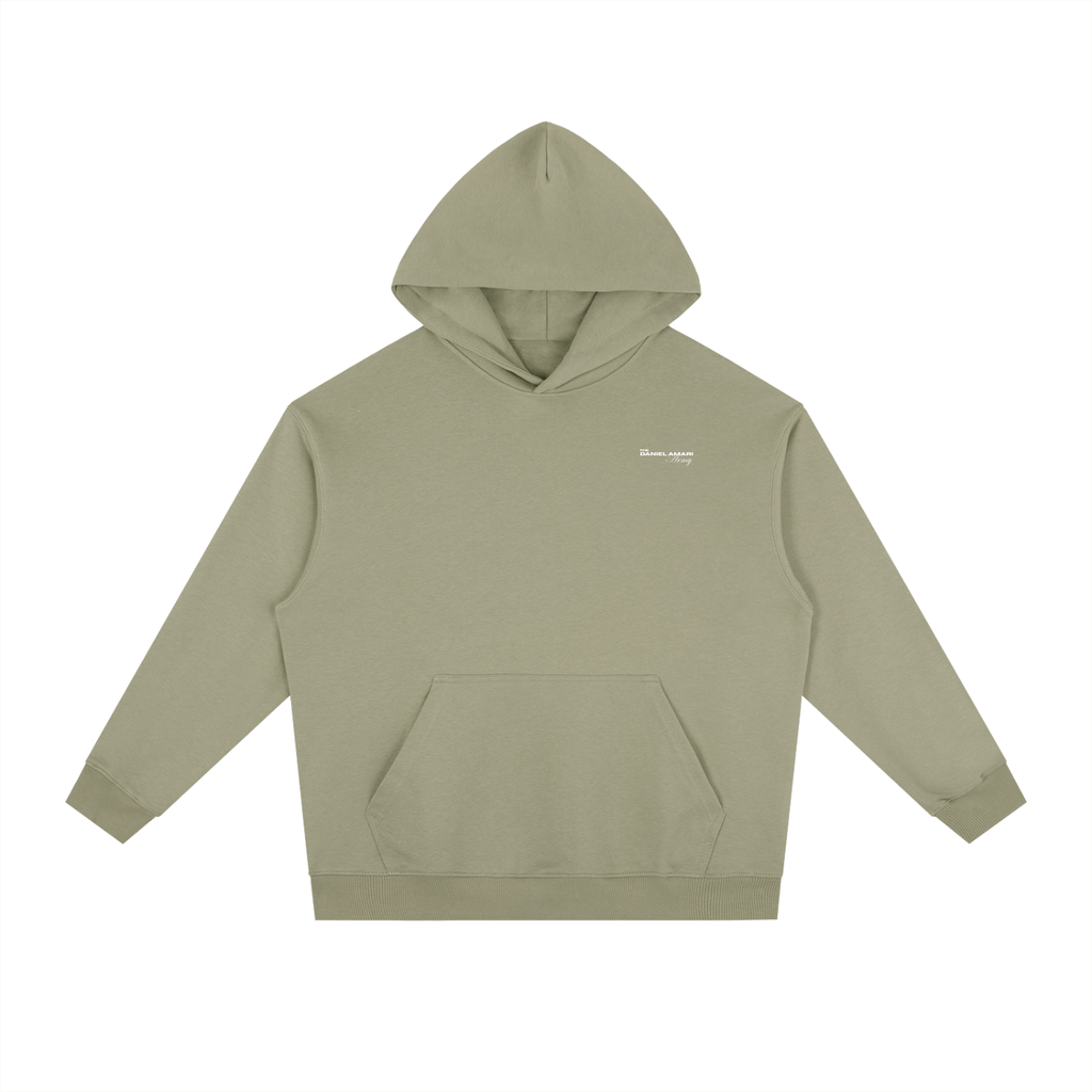 Essential Heavyweight Drop-Shoulder Hoodie - Army Green