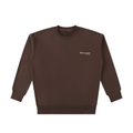 Essential Heavyweight 100% Cotton Sweatshirt - Coffee