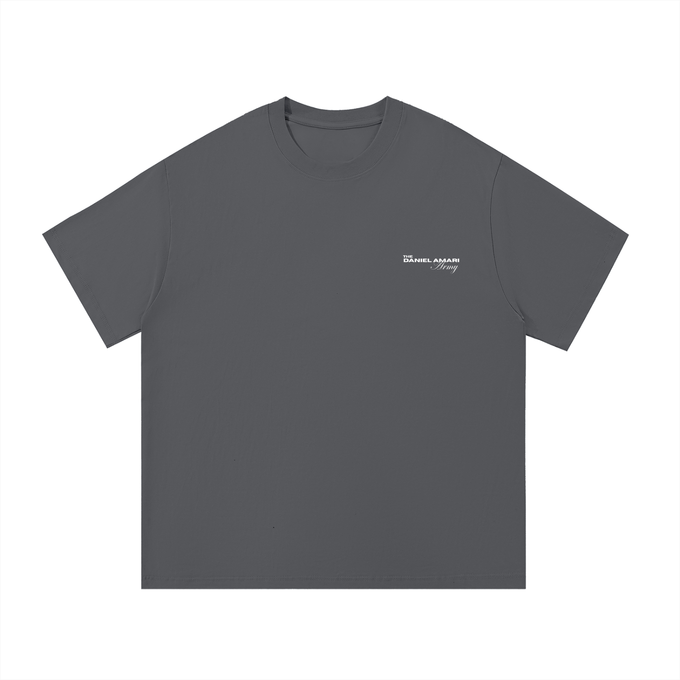 Essential 100% Cotton T-Shirt - Charcoal