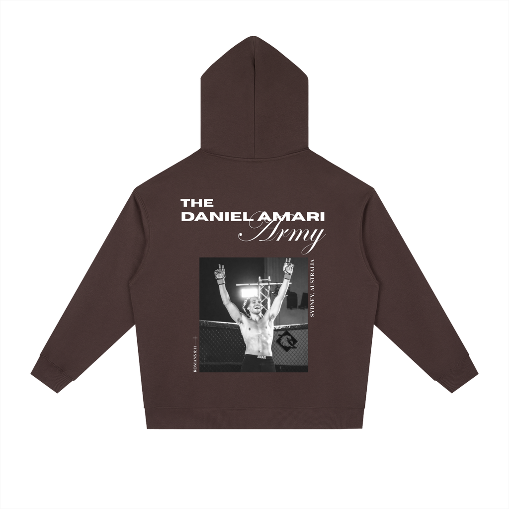 Essential Heavyweight Drop-Shoulder Hoodie - Chocolate