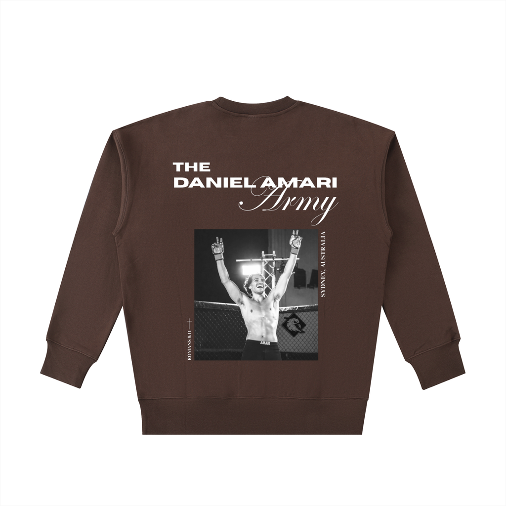 Essential Heavyweight 100% Cotton Sweatshirt - Coffee