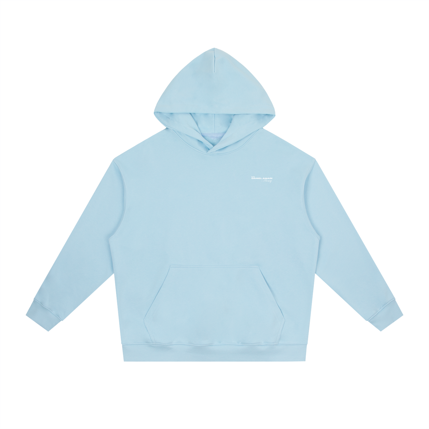 Essential Heavyweight Drop-Shoulder Hoodie - Baby Blue