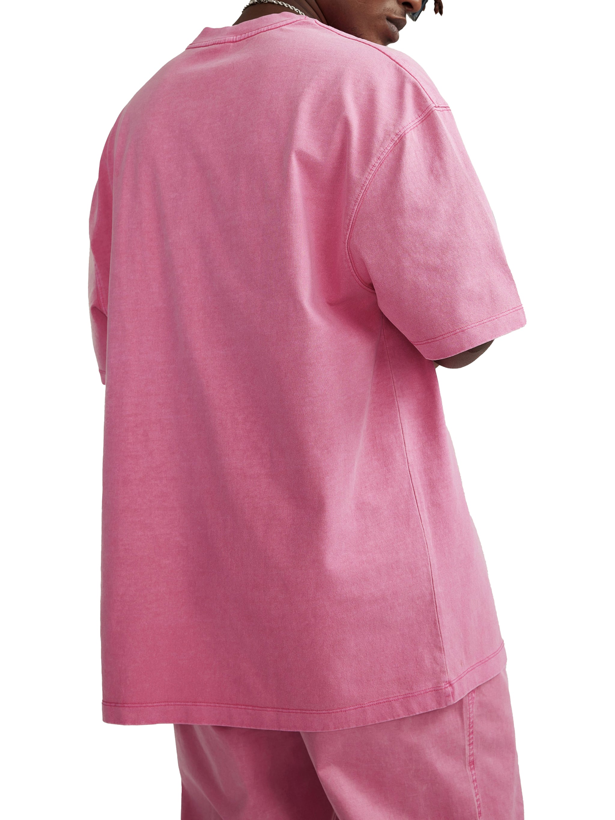 Heavyweight Vintage Washed 100% Cotton T-Shirt - Green