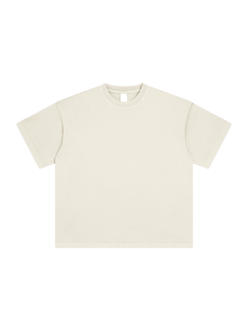Heavyweight Vintage Washed 100% Cotton T-Shirt - Black