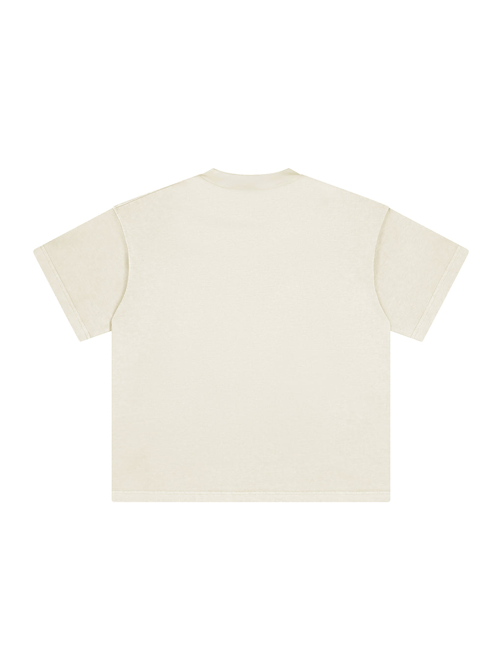 Heavyweight Vintage Washed 100% Cotton T-Shirt - Black