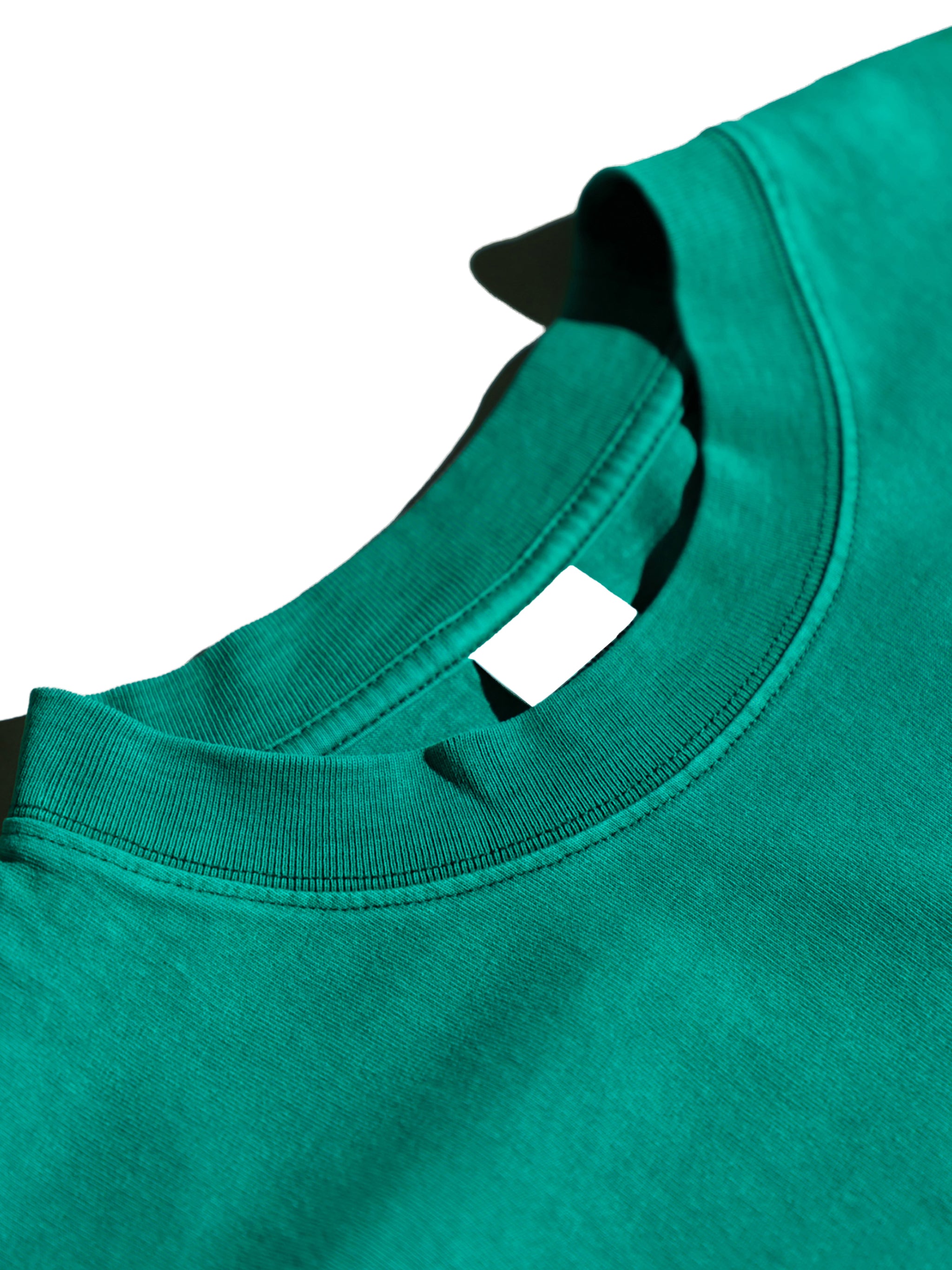 Heavyweight Vintage Washed 100% Cotton T-Shirt - Green