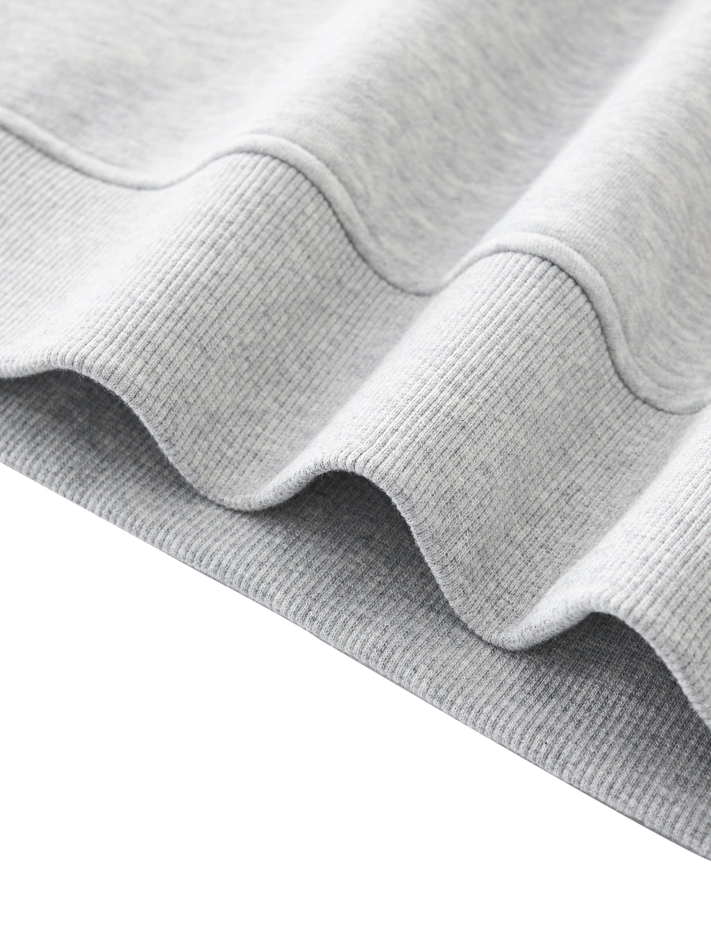 Oversized Fleece Mock-Neck Crew Sweatshirt - Butter