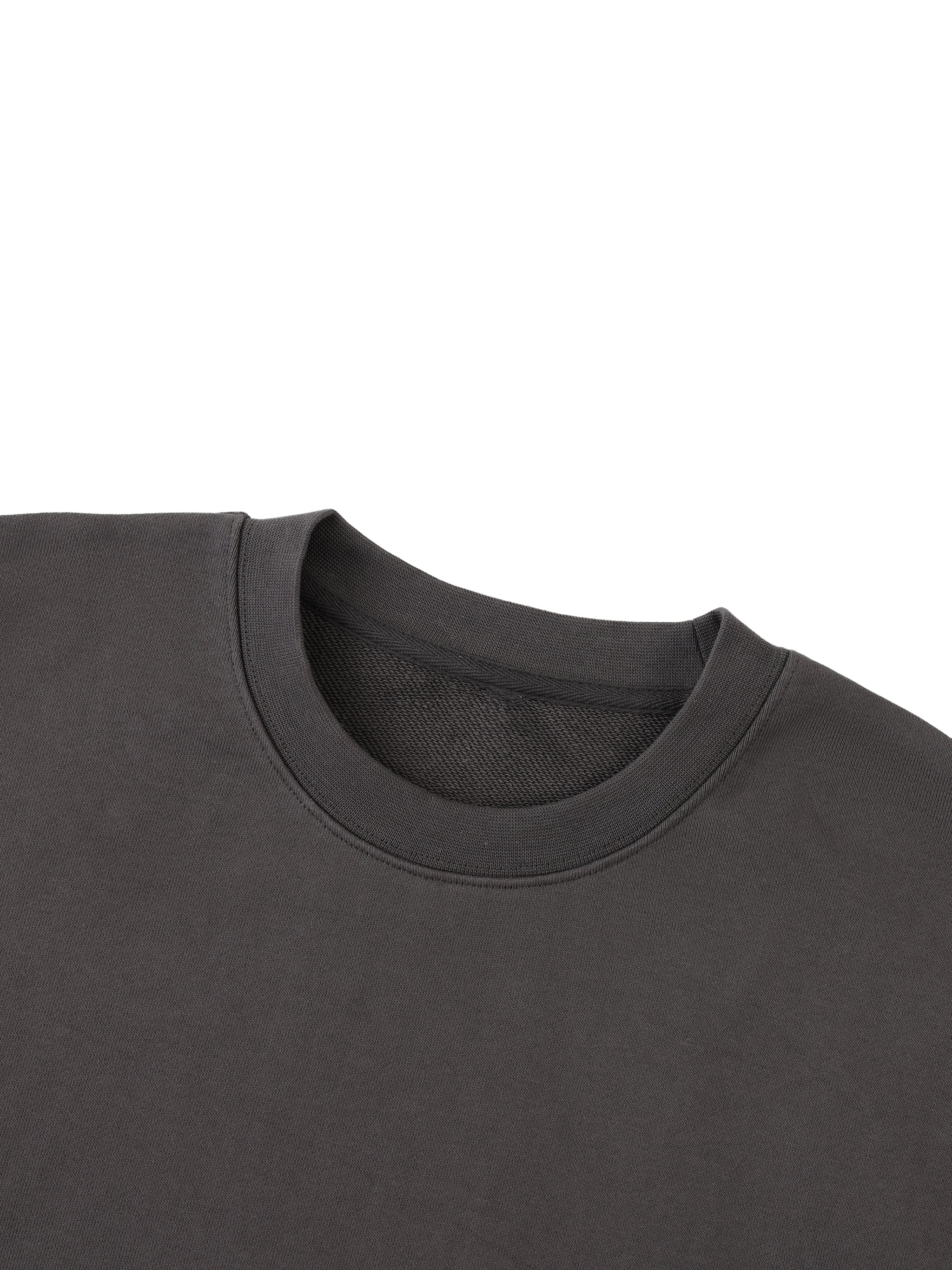 Essential Heavyweight 100% Cotton Sweatshirt - Coffee