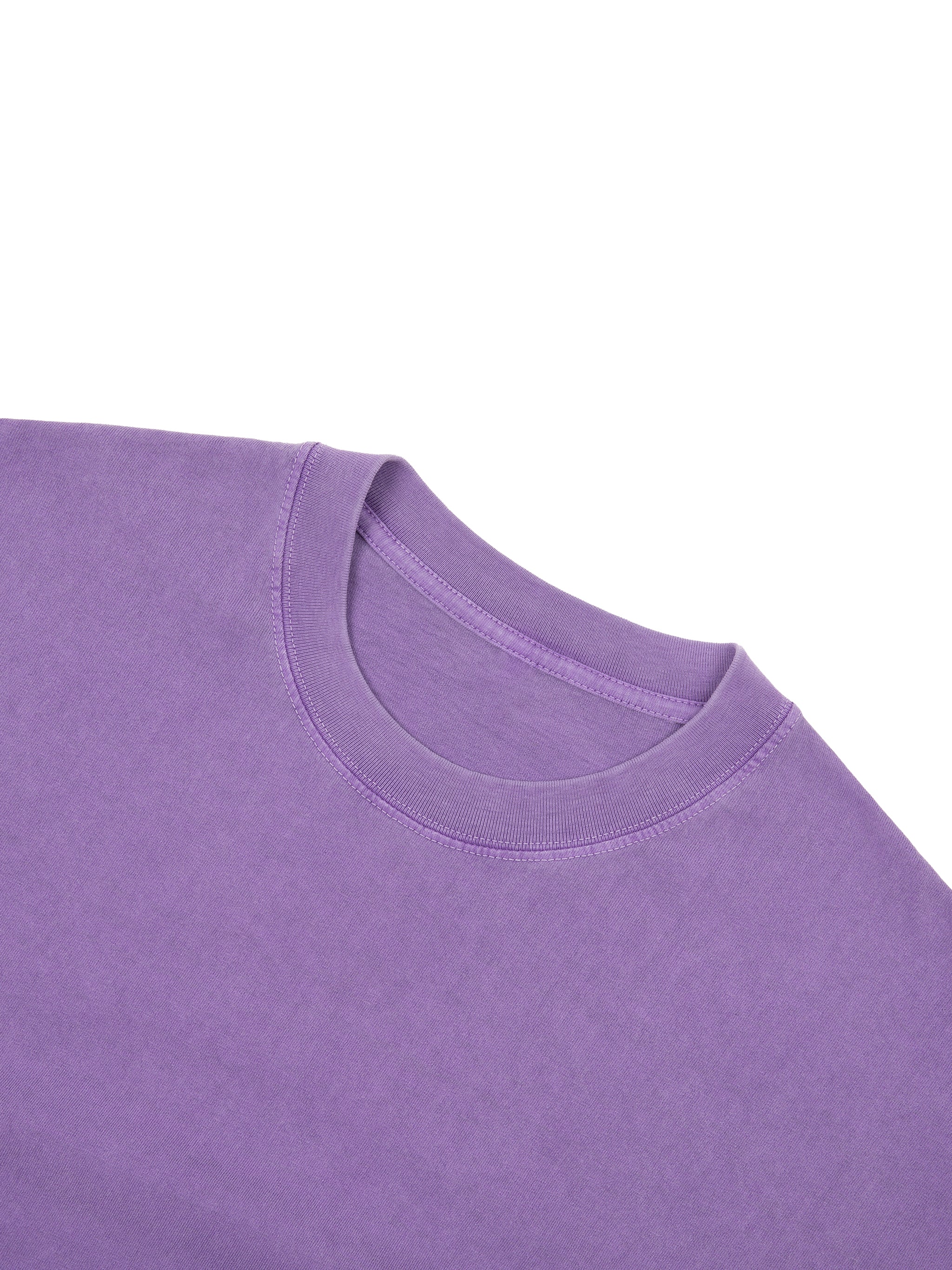 Vintage Washed Oversized 100% Cotton T-Shirt - Coffee