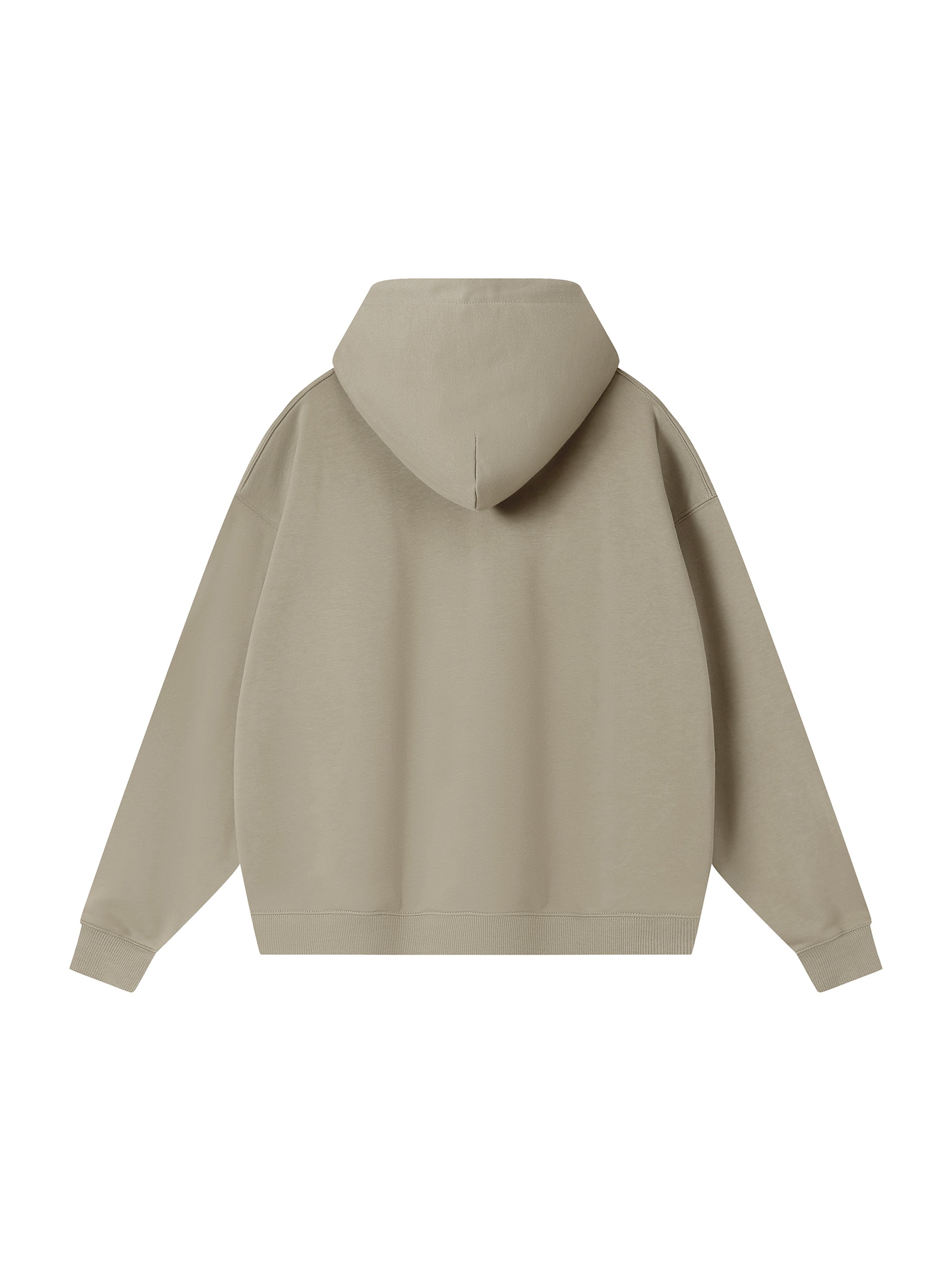 Essential Heavyweight Drop-Shoulder Hoodie - Black