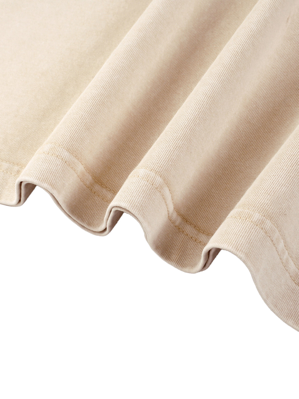 Mineral Wash Boxy 100% Cotton T-Shirt - Salmon