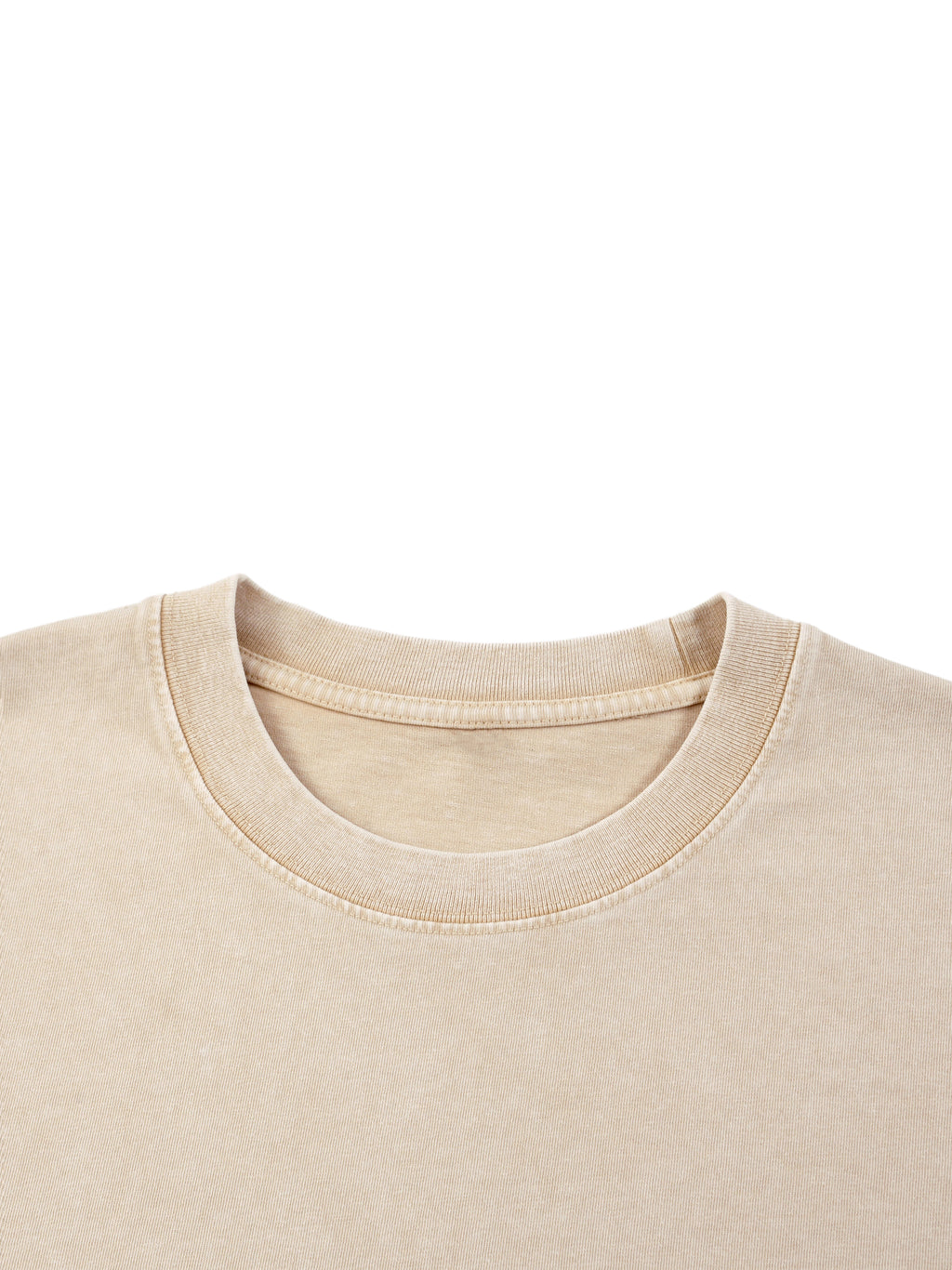 Mineral Wash Boxy 100% Cotton T-Shirt - Vintage Green